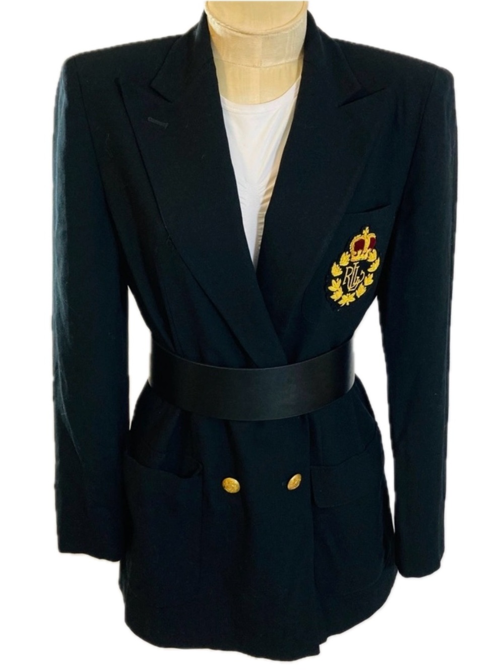 Ralph Lauren vintage oversized blazer / jacket Rare bloggers favorite - Picture 3 of 4